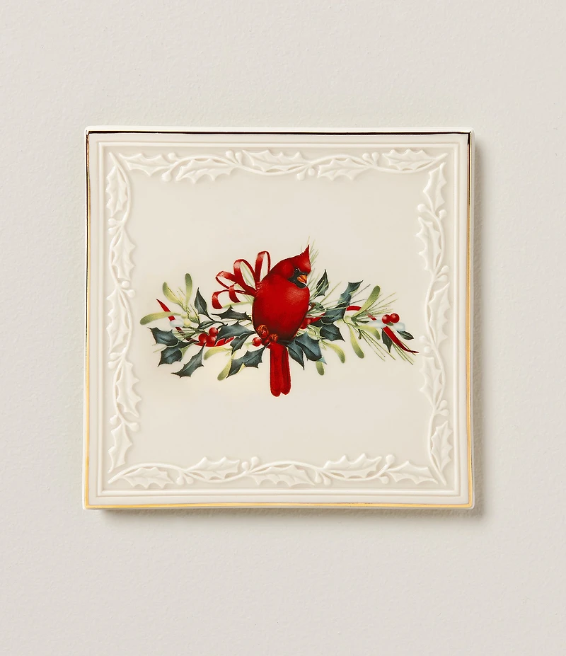 Lenox Winter Greeting Carved Trivet