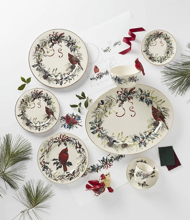 Lenox Winter Greetings 5-Piece 24K Gold Trimmed Place Setting