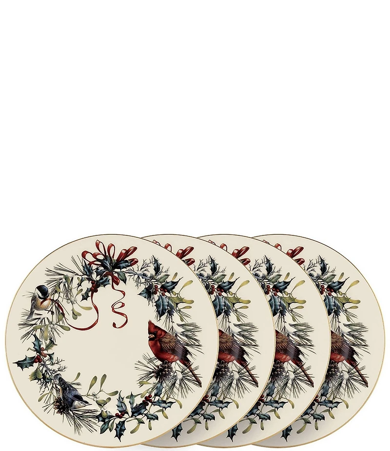 Lenox Winter Greetings Salad Plates, Set of 4