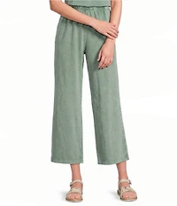 Leo & Nicole Acid Wash Coordinating Relaxed Pull-On Cropped Pants