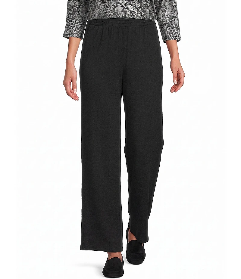 Leo & Nicole Hacci Flowy Pull-On Ankle Pants