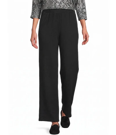 Leo & Nicole Hacci Flowy Pull-On Ankle Pants