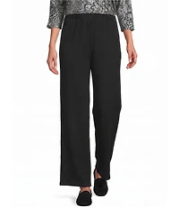 Leo & Nicole Hacci Flowy Pull-On Ankle Pants