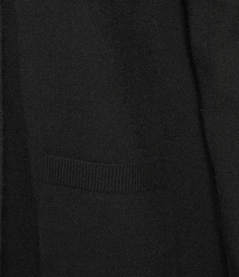 Leo & Nicole Petite Size Shawl Collar Long Sleeve Open-Front Cardigan