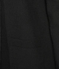 Leo & Nicole Petite Size Shawl Collar Long Sleeve Open-Front Cardigan