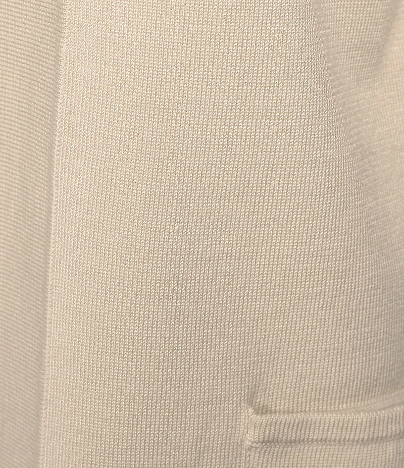 Leo & Nicole Ribbed Knit 3/4 Sleeve Open-Front Cardigan