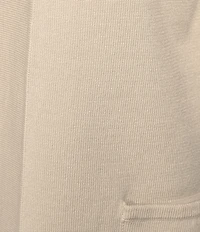 Leo & Nicole Ribbed Knit 3/4 Sleeve Open-Front Cardigan