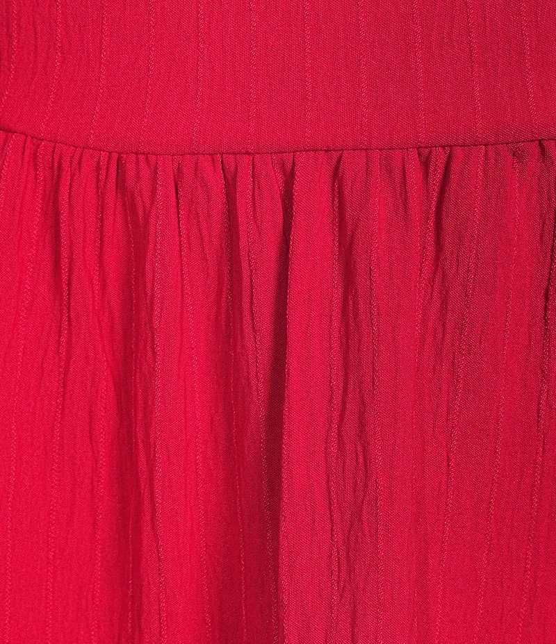 Leslie Fay Sleeveless Square Neck Tiered Dress