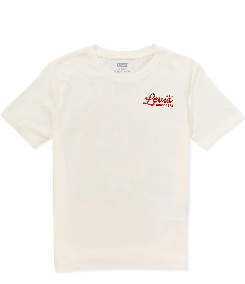 Levi's Big Boys Short Sleeve Pizza Loving Bear Tee