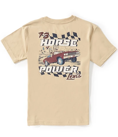 Levi's Big Boys Short Sleeve 73 Horse Power Tee