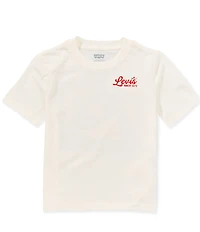 Levi's Little Boys Shorts Sleeve Pizza Loving Bear Tee