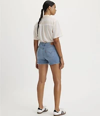 Levi's® 312 Mid Rise Mid Length Distressed Denim Shorts