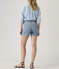 Levi's® 312 Mid Rise Mid Length Distressed Denim Shorts