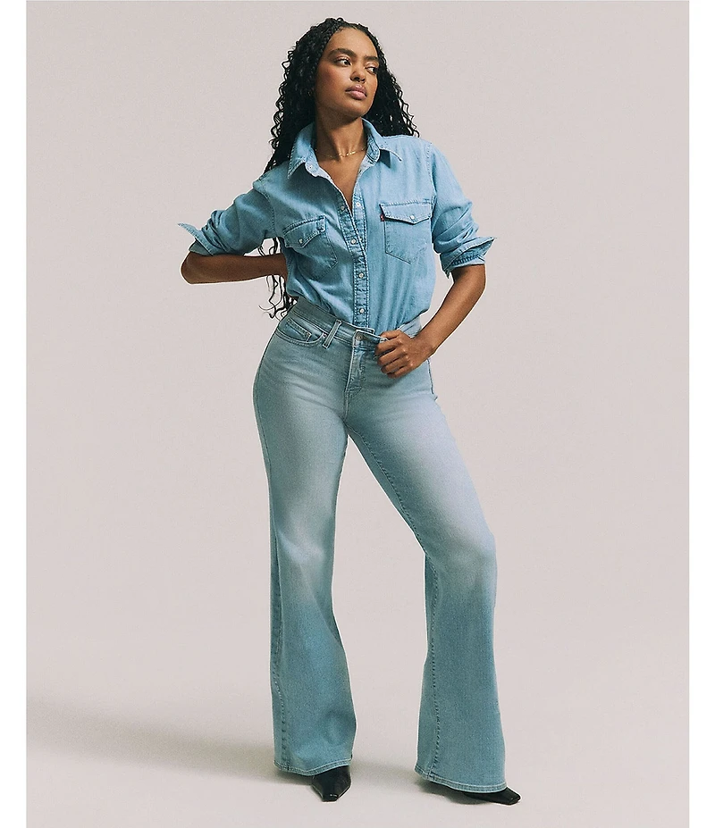 Levi's® 318 Shaping Mid Rise Wide Leg Jeans
