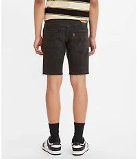 Levi's® 412 Slim Fit 9#double; Inseam Raw Hem Denim Shorts
