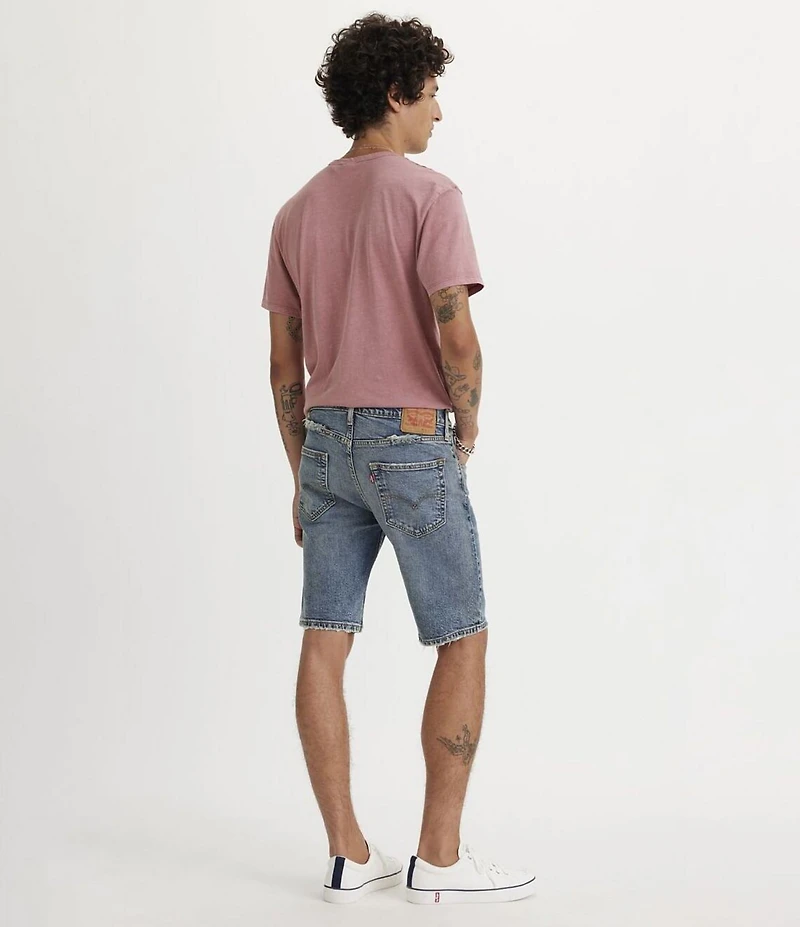Levi's® 412 Slim Fit 9#double; Inseam Mid Rise Denim Shorts