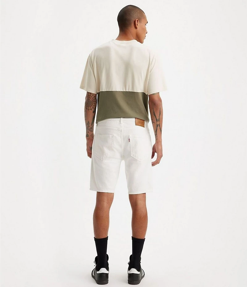 Levi's® 412 Slim Fit 9#double; Inseam Mid Rise Denim Shorts