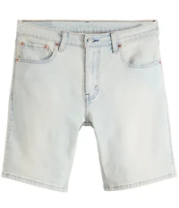 Levi's® 412 Slim Fit 9#double; Inseam Mid Rise Denim Shorts