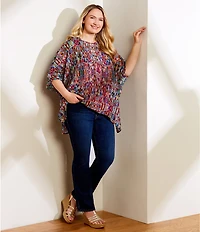 Levi's® 414 Plus Size Classic Mid Rise Straight Leg Stretch Denim Jeans