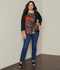 Levi's® 414 Plus Size Classic Mid Rise Straight Leg Stretch Denim Jeans