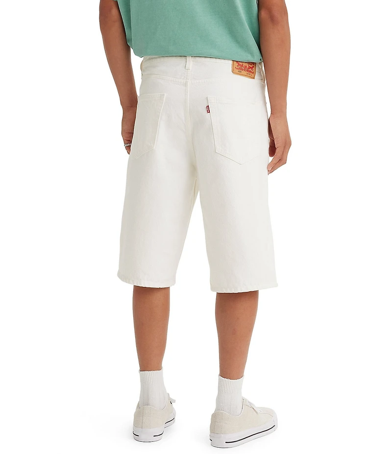 Levi's® 469 Loose Fit 12#double; Inseam Mid Rise Denim Shorts