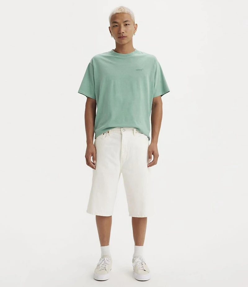 Levi's® 469 Loose Fit 12#double; Inseam Mid Rise Denim Shorts