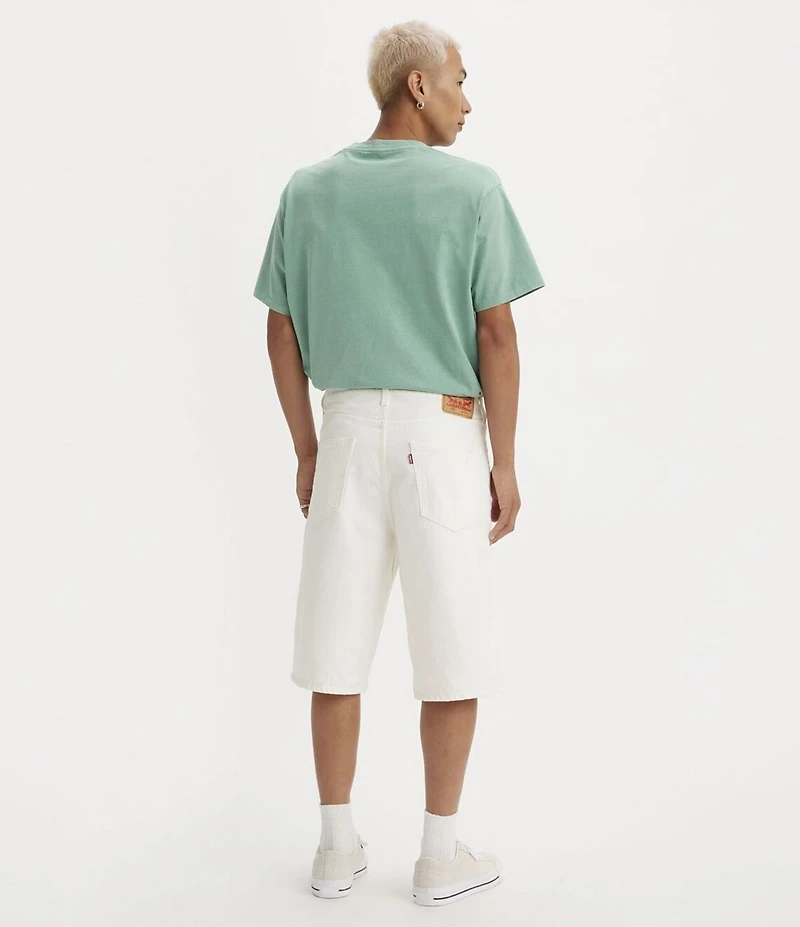 Levi's® 469 Loose Fit 12#double; Inseam Mid Rise Denim Shorts