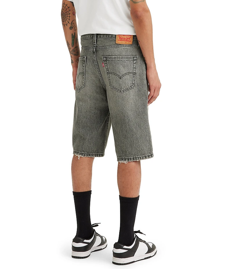 Levi's® 469 Loose Fit 12#double; Inseam Mid Rise Denim Shorts
