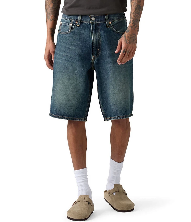 Levi's® 469 Loose Fit 12#double; Inseam Denim Shorts