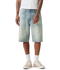 Levi's® 469 Loose Fit Destructed-Detail 10 3/4#double; Inseam Denim Shorts