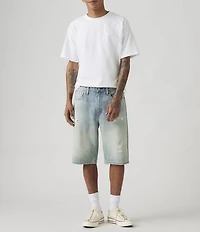 Levi's® 469 Loose Fit Destructed-Detail 10 3/4#double; Inseam Denim Shorts