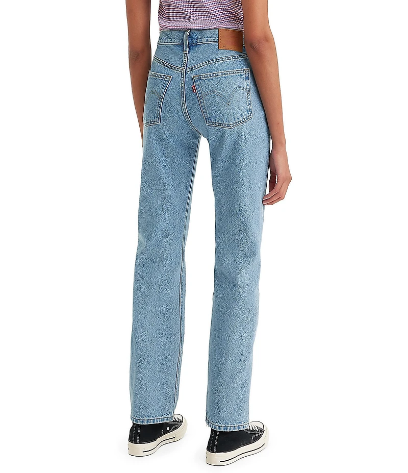 Levi's® 501 High Rise Distressed Straight Jeans