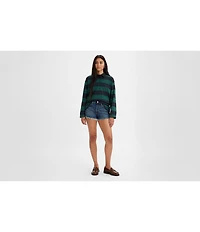 Levi's® 501 High Rise Frayed Hem Denim Shorts