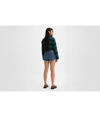 Levi's® 501 High Rise Frayed Hem Denim Shorts