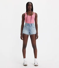 Levi's® 501 High Rise Frayed Hem Cut Off Shorts