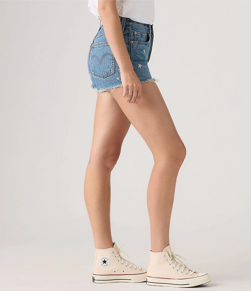 Levi's® 501 Original Floral Embroidered Shorts