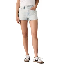 Levi's® 501® Original High Rise Frayed Hem Denim Shorts