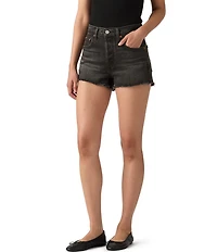 Levi's® 501® Original High Rise Frayed Hem Denim Shorts