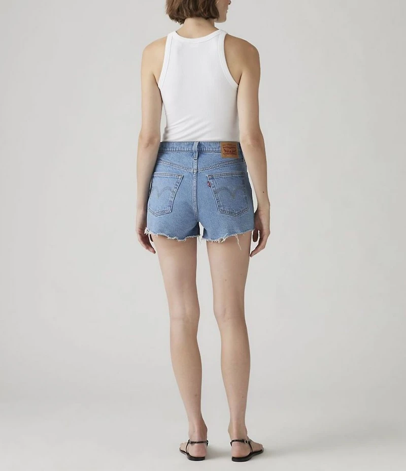 Levi's® 501® Original High Rise Frayed Hem Denim Shorts
