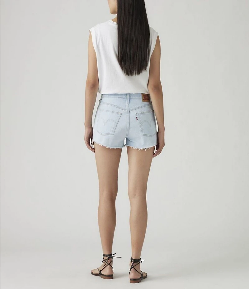 Levi's® 501® Original High Rise Frayed Hem Denim Shorts