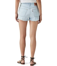 Levi's® 501® Original High Rise Frayed Hem Denim Shorts