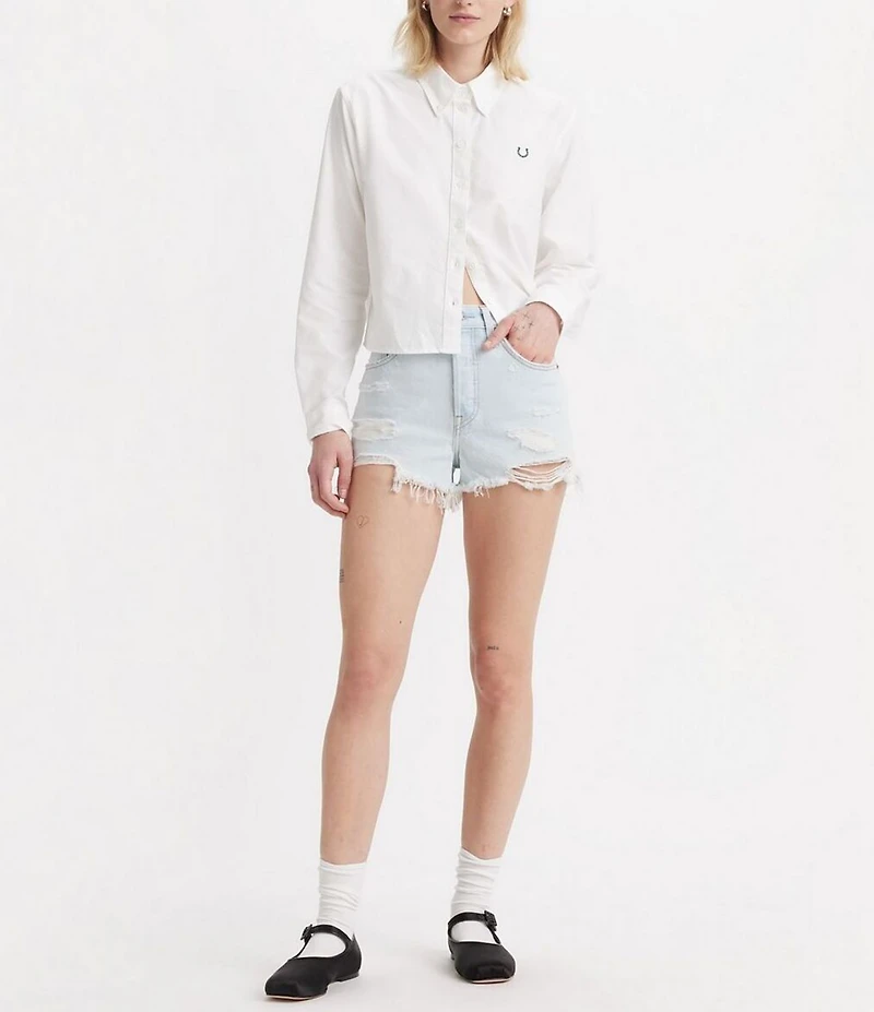 Levi's® 501® Original High-Rise Destructed Denim Shorts
