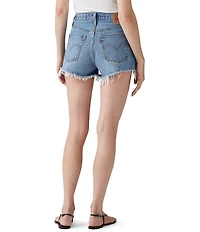 Levi's® 501® Original High-Rise Destructed Frayed Hem Denim Shorts