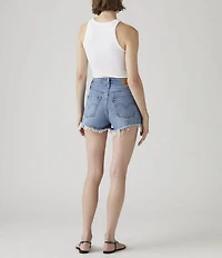 Levi's® 501® Original High-Rise Destructed Frayed Hem Denim Shorts