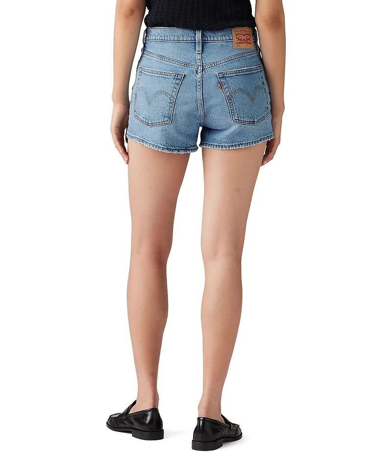 Levi's® 501® Original High-Rise Destructed Frayed Hem Denim Shorts