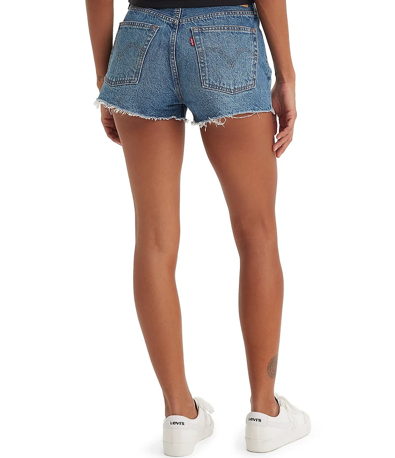 Levi's® 501 Original High Rise Distressed Hem Cut Off Shorts