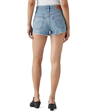 Levi's® 501® Original High Rise Distressed Frayed Hem Denim Shorts