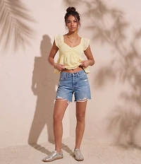 Levi's® 501® Original High Rise Mid Thigh Denim Shorts