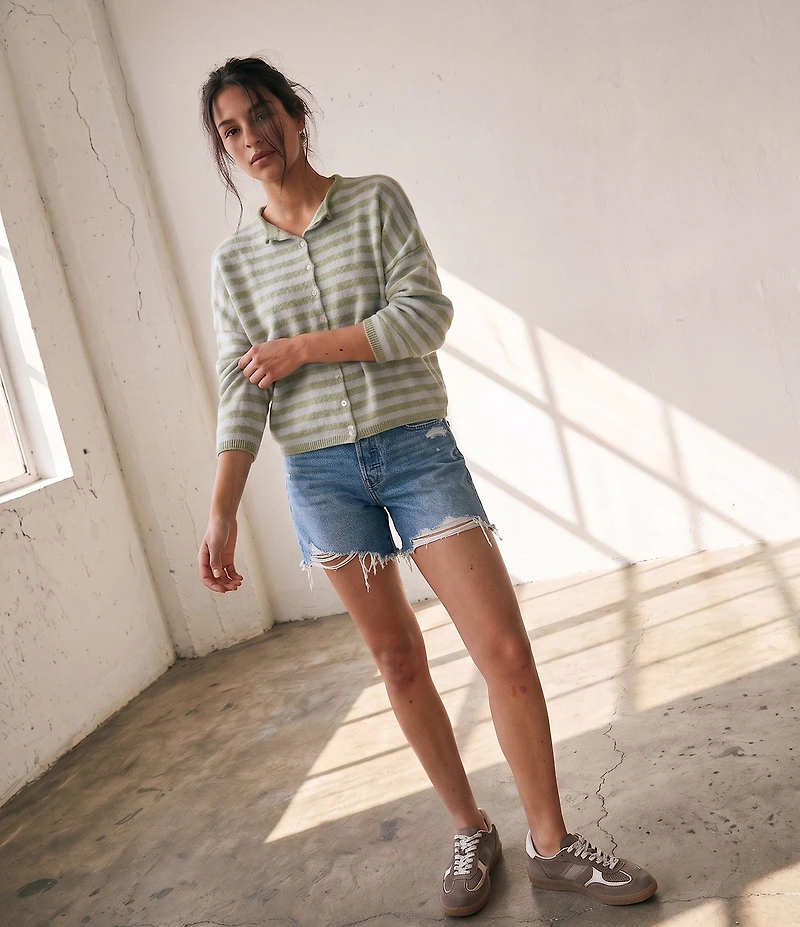 Levi's® 501® Original High Rise Mid Thigh Denim Shorts