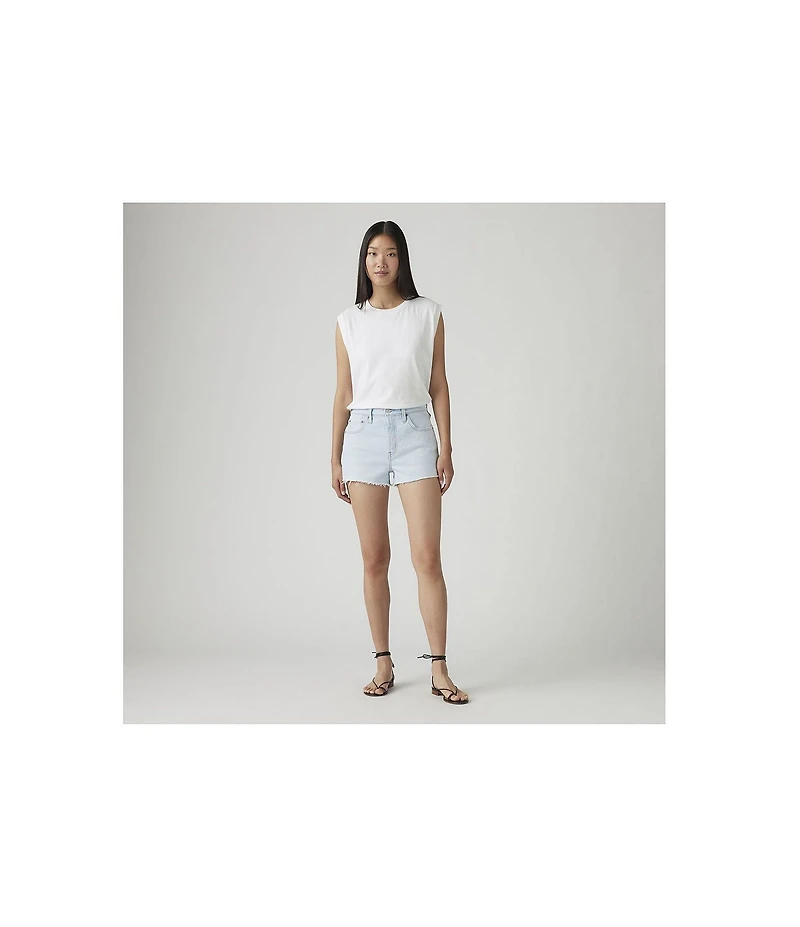 Levi's® 501® Original High Rise Stretch Frayed Hem Denim Shorts